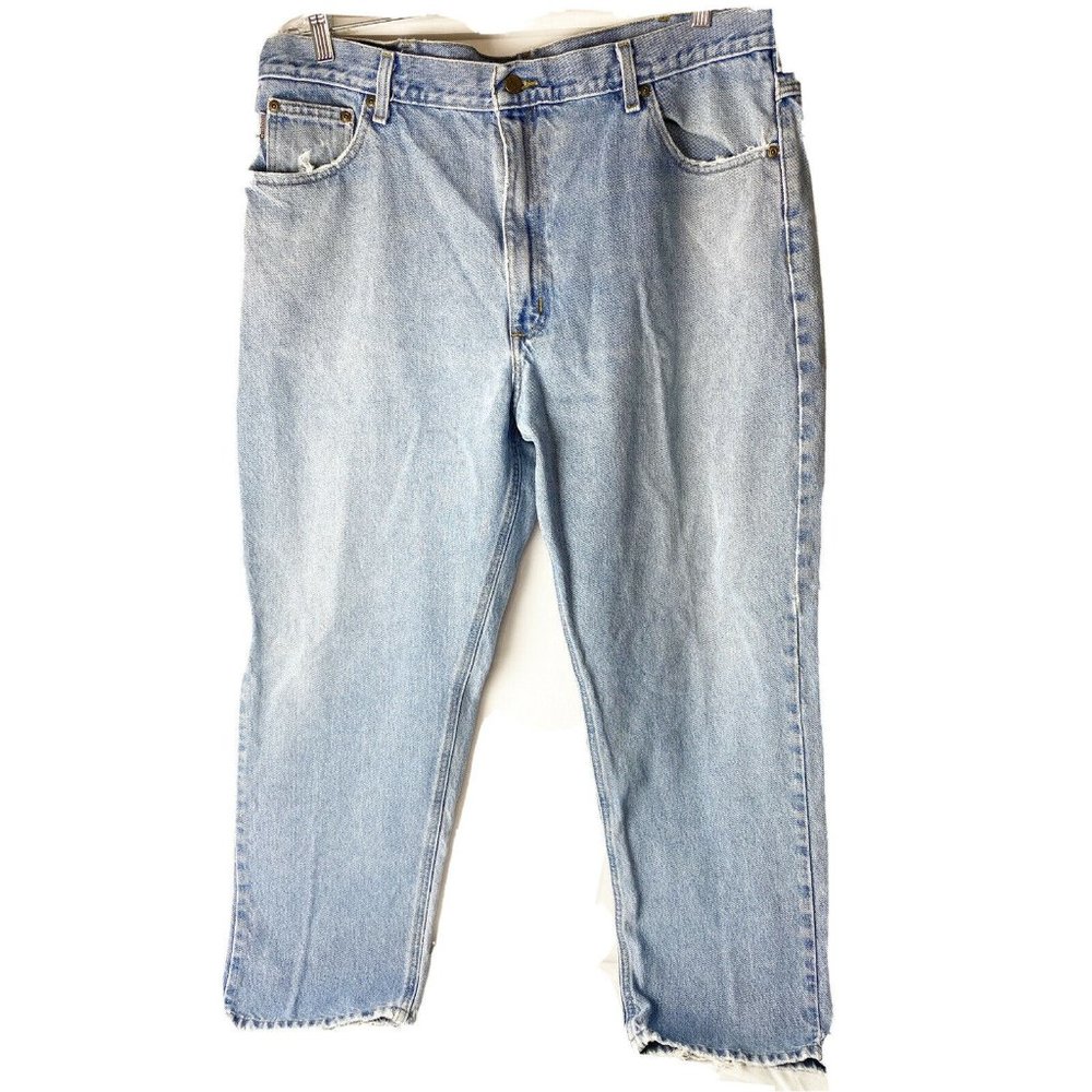 Carhartt Jeans B18-STW Tag 42 X 30 (Actual 38x29) 100% Cotton Light Wash